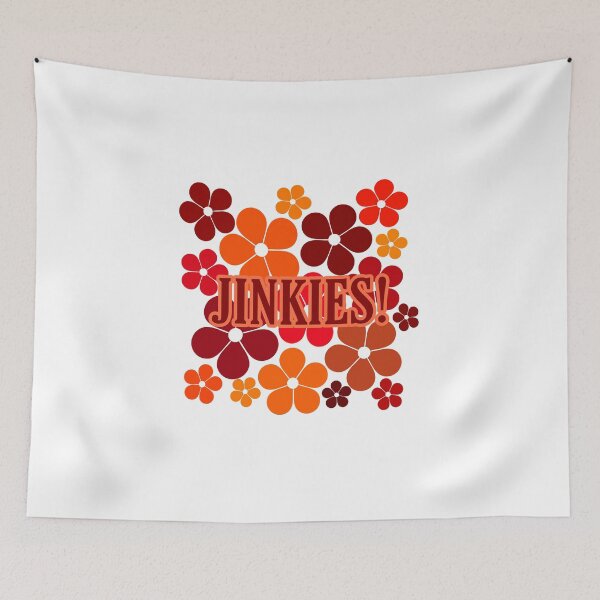 Item preview, Velma Jinkies retro flower power print  designed and sold by pumpkinpieces.