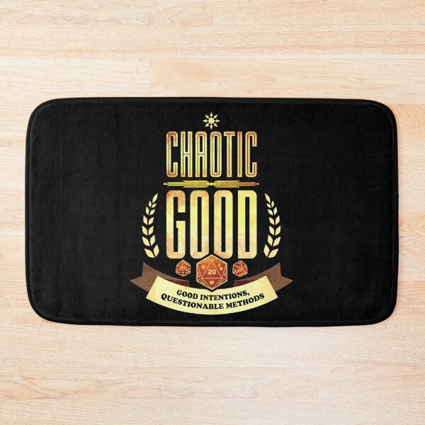Item preview, Chaotic Good: Good Intentions, Questionable Methods designed and sold by D20Tees.