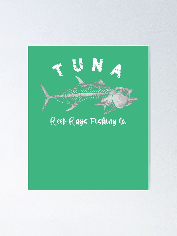 Reef Rags Tuna Skeleton Fish Bones | Poster