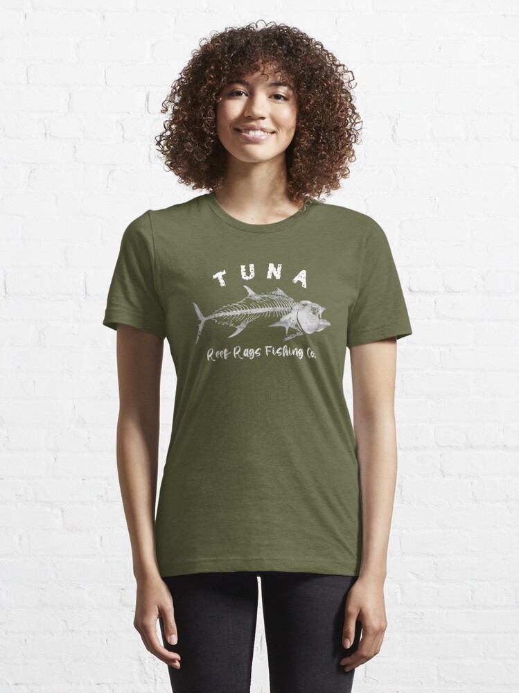 Reef Rags Tuna Skeleton Fish Bones Essential T-Shirt for Sale by