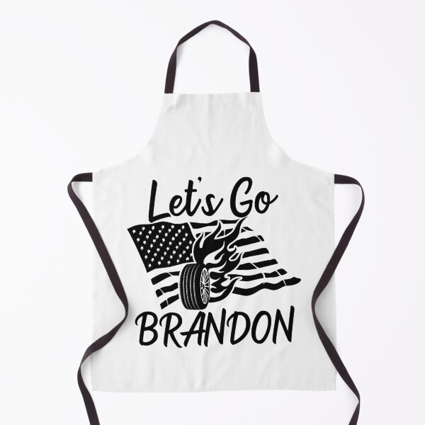 Item preview, Let's Go Brandon US Flag and Tire with Flames Funny Chant designed and sold by CharJens.