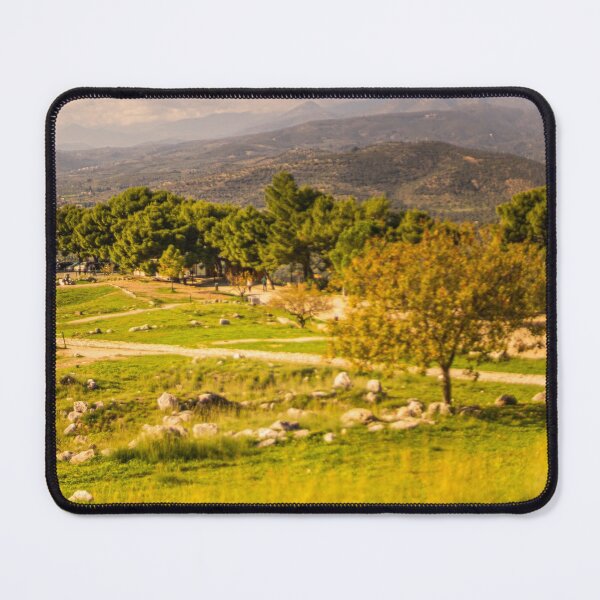 Item preview, Tilt-Shift of Mycenae Mountains designed and sold by KensLensDesigns.
