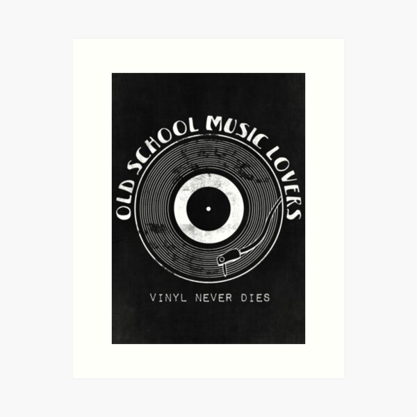 Old School Music Lover Vinyl Records Fan Poster for Sale by EddieBalevo