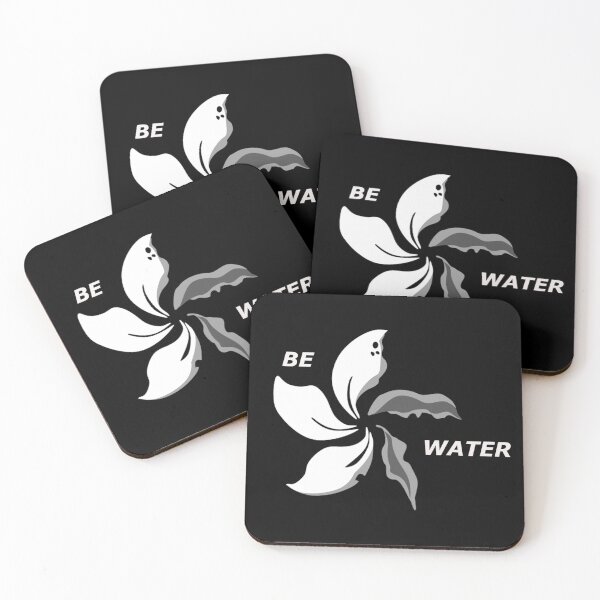 Item preview, Be Water Black Bauhinia Hong Kong designed and sold by newmovement.