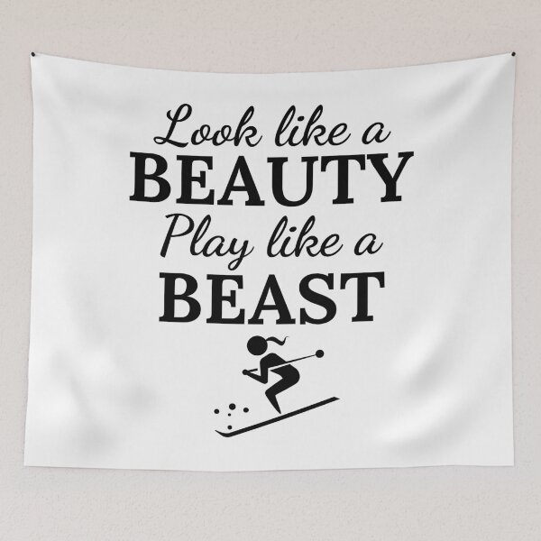 Item preview, Skiing: Look like a beauty play like a beast designed and sold by TheGreenGoat.
