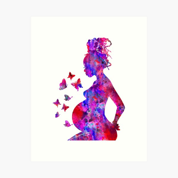 Item preview, Pregnant woman designed and sold by Rosaliartbook.