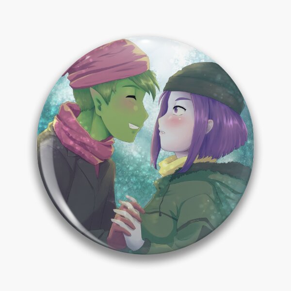 Item preview, raven and beast boy2 designed and sold by Mikitamg.