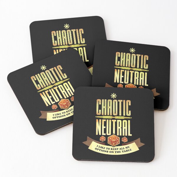 Item preview, Chaotic Neutral: I Like to Keep All My Options On The Table designed and sold by D20Tees.