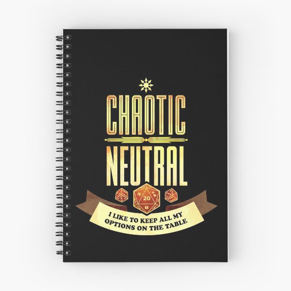 Item preview, Chaotic Neutral: I Like to Keep All My Options On The Table designed and sold by D20Tees.