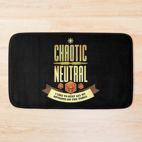 Item preview, Chaotic Neutral: I Like to Keep All My Options On The Table designed and sold by D20Tees.