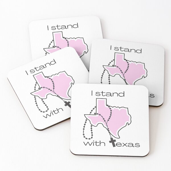 Item preview, I Stand With Texas Pro Life Christian Religious Conservative Pro Life Support Texas Law Pink designed and sold by spanningtime.