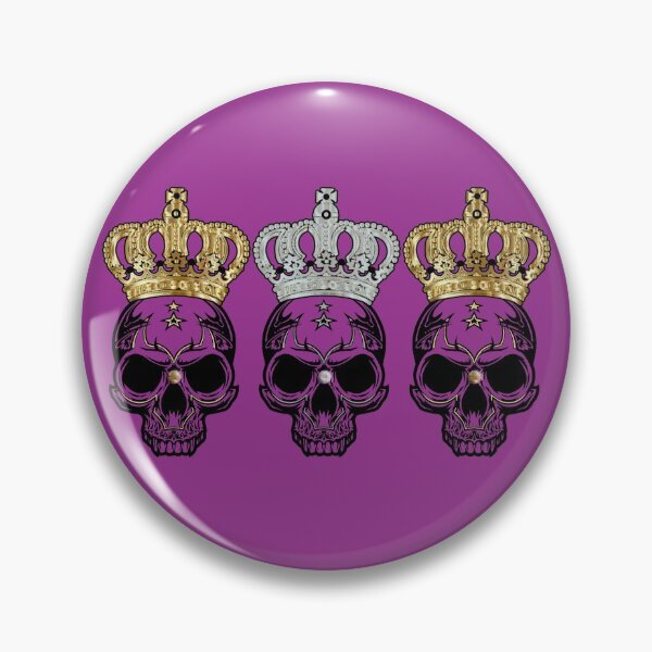 Item preview, Three crowned skulls designed and sold by Topmel.
