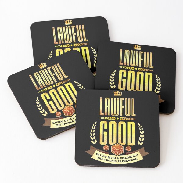 Item preview, Lawful Good: Saving Lives and Filling Out The Proper Paperwork designed and sold by D20Tees.