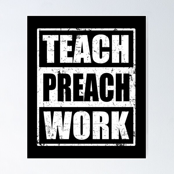 Item preview, Missionary Gift Teach Preach Work designed and sold by RiffXS.
