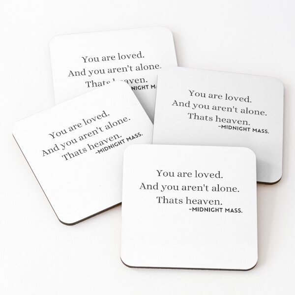 Item preview, Midnight Mass quote designed and sold by ArtsyShachar.