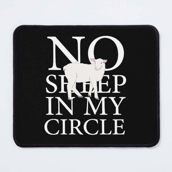 Item preview, Funny No Sheep in My Circle, Funny Minimal Sheep love designed and sold by MoStorish.