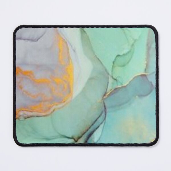 Item preview, Psychedelic Vintage Marbled Paper Blue/Green designed and sold by MusicSkateboard.