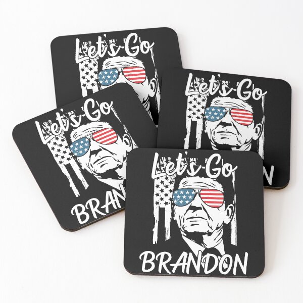 Item preview, Let's Go Brandon US Flag and Reagan Funny Chant designed and sold by CharJens.