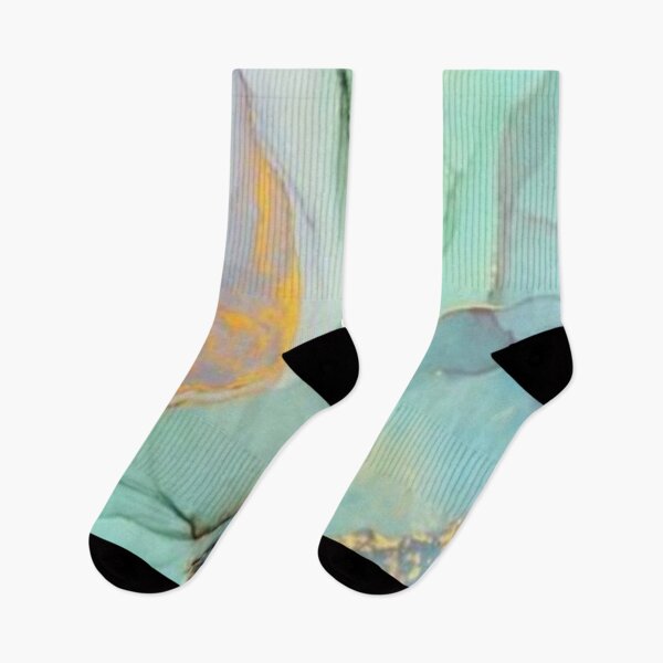 Item preview, Psychedelic Vintage Marbled Paper Blue/Green designed and sold by MusicSkateboard.