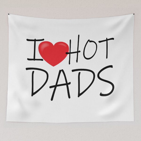 Item preview, I love hot dads shirt, i love dilfs, I heart hot dads, I heart dilfs, love hot dads, humor shirt, funny dilfs shirt, hot dad shirt designed and sold by Otif.