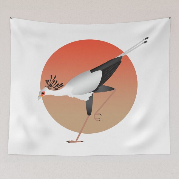Item preview, Secretary bird designed and sold by ZolinStudio.