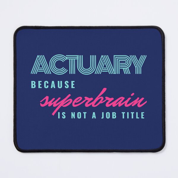 Item preview, Actuary. Because Superbrain is not a job title. Disco colors. designed and sold by trendingatees.