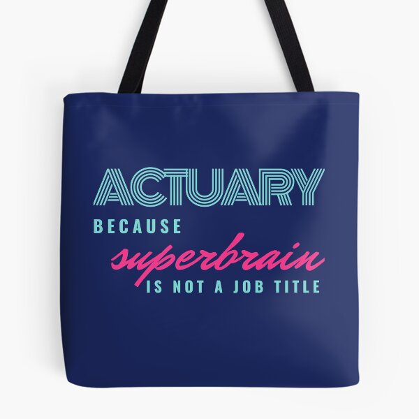Item preview, Actuary. Because Superbrain is not a job title. Disco colors. designed and sold by trendingatees.
