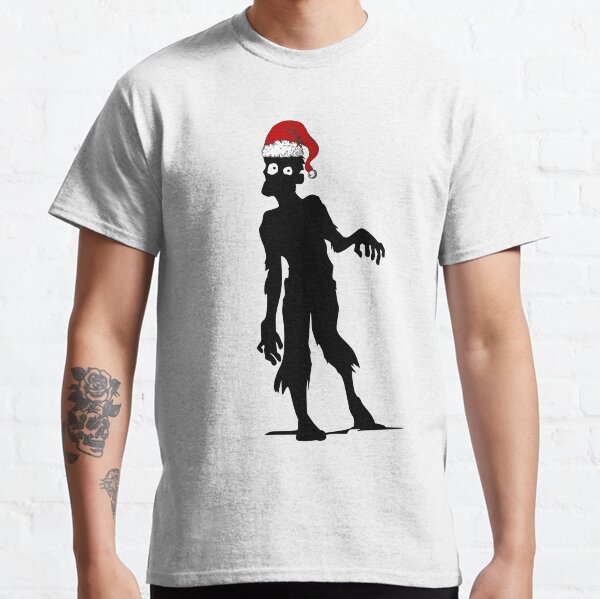 A Christmas zombie's work is never done Classic T-Shirt