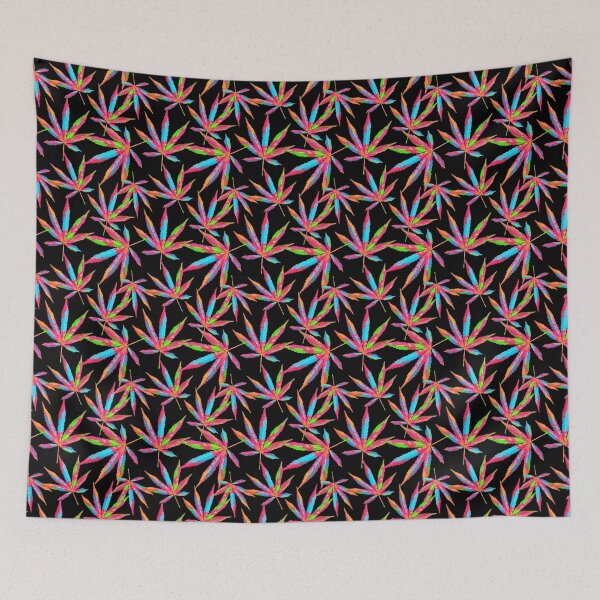 Item preview, Cannabis Colored Leaves Pattern designed and sold by RafaelLima7.