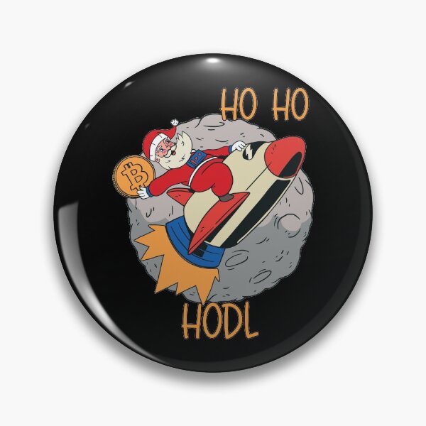 Item preview, Christmas Bitcoin Coin Santa Taking Bitcoin To The Moon Ho Ho Hodl designed and sold by MasterKlaw.