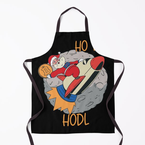 Item preview, Christmas Bitcoin Coin Santa Taking Bitcoin To The Moon Ho Ho Hodl designed and sold by MasterKlaw.