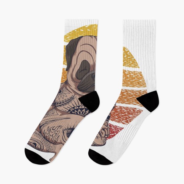 Item preview, Tattooed Pug Dog Yoga Meditation - Yoga Lover designed and sold by AR Studios.