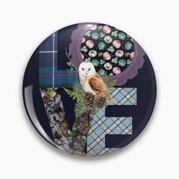 Item preview, I Love Halloween | Fall Night Collage | Owl, Pumpkin Illustrations designed and sold by MiaDelelai.