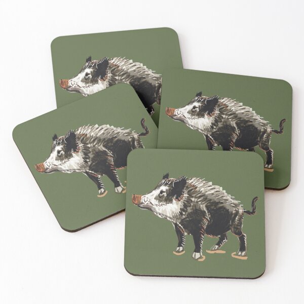 Item preview, Osku wildboar the handsome wild pig designed and sold by EskTuulispaa.