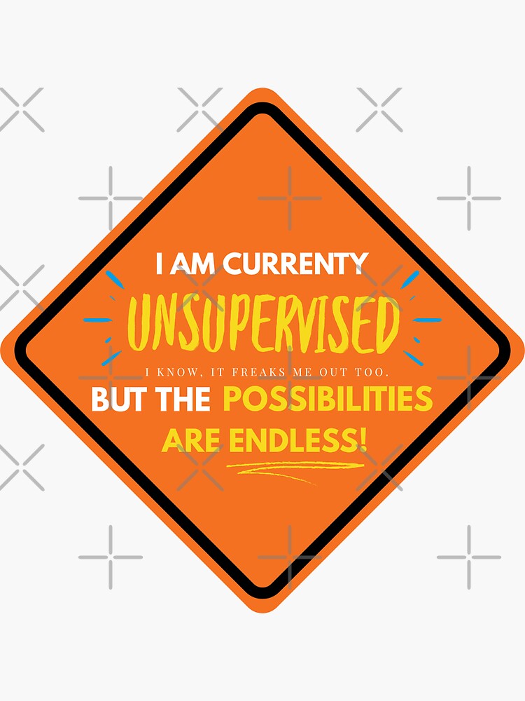 I am currently unsupervised and the possibilities are endless