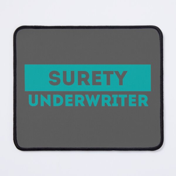 Item preview, Surety Underwriter Blue Green Background designed and sold by trendingatees.