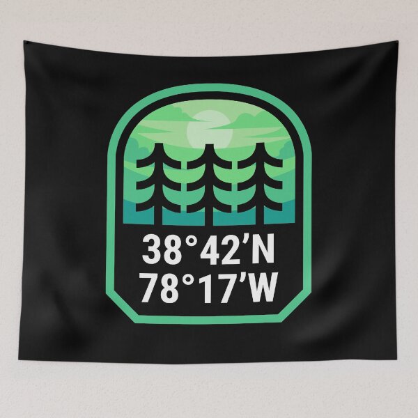 Item preview, Shenandoah National Park Coordinates designed and sold by HalpinDesign.