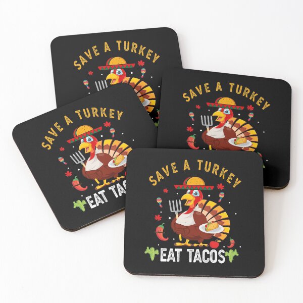 Item preview, Save a Turkey Eat Tacos Funny Mexican Thanksgiving designed and sold by GINIART.