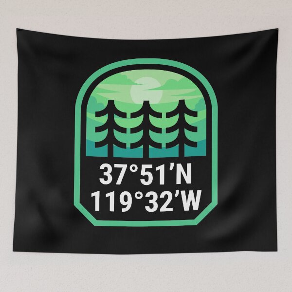 Item preview, Yosemite National Park Coordinates designed and sold by HalpinDesign.