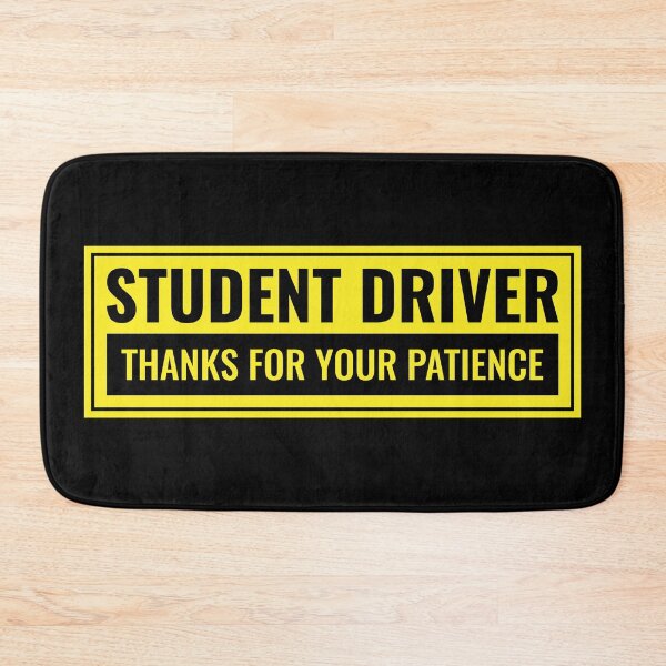 Item preview, Student Driver Thanks For Your Patience Sign designed and sold by BunnyPrinceDegn.