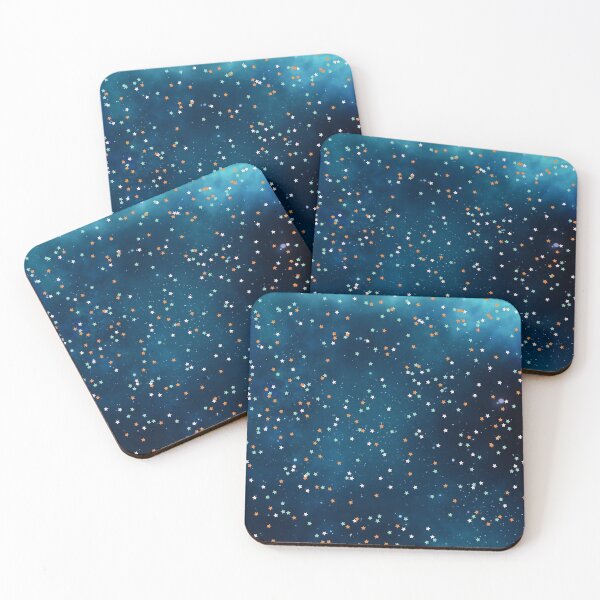 Item preview, Blue Christmas Sparkles with Stars designed and sold by JulieSouster.