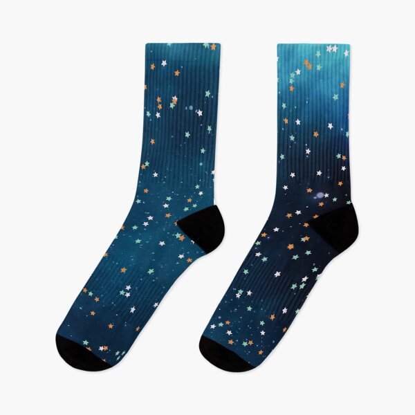 Item preview, Blue Christmas Sparkles with Stars designed and sold by JulieSouster.