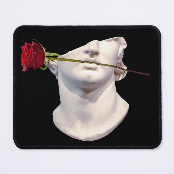 Item preview, roman sculpture with a rose designed and sold by That Store With the Fun Stuff.