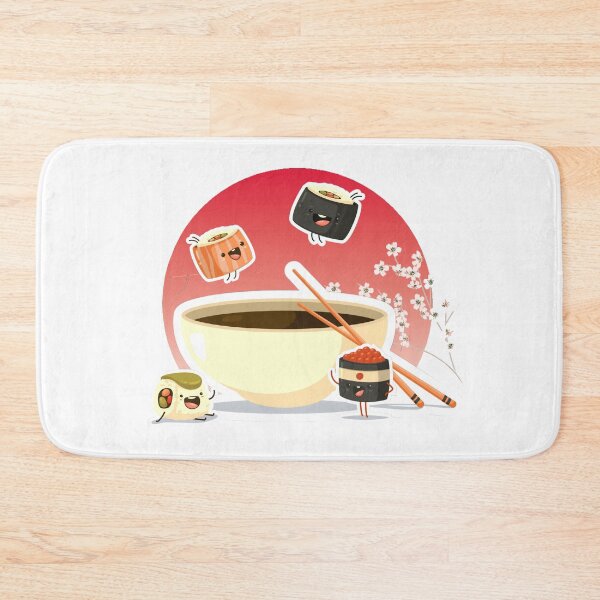 Item preview, Kawaii sushi pool party designed and sold by Tee-Star.