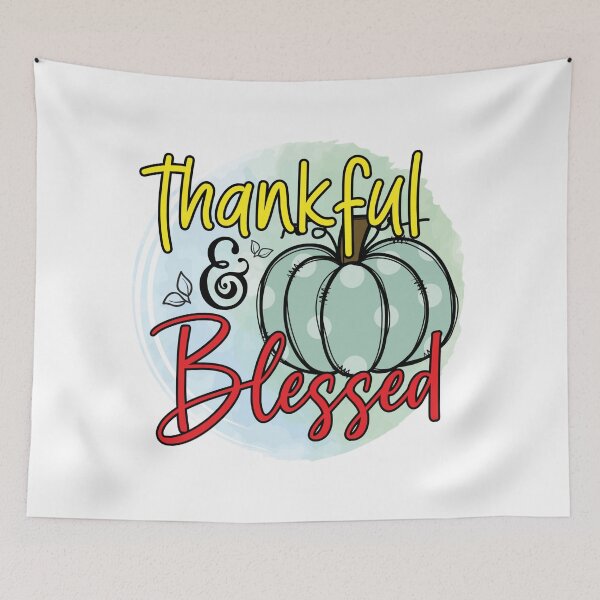 Item preview, Thankful and Blessed designed and sold by Jgtdkim.