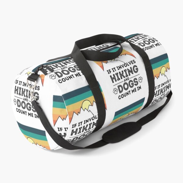 Item preview, If It Involves Hiking And Dogs Count Me In dog and hiking lover matching couple outfits designed and sold by Gold Chicken.