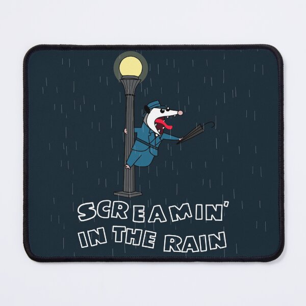 Item preview, Screamin' in the Rain Possum WITH Title designed and sold by Roanasaurus.
