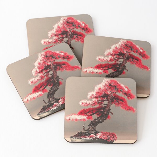Item preview, Red Bonsai Neon Japan Vaporwave Aesthetic designed and sold by ShirtVibes.