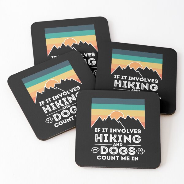Item preview, If It Involves Hiking And Dogs Count Me In dog and hiking lover matching couple outfits designed and sold by Gold Chicken.