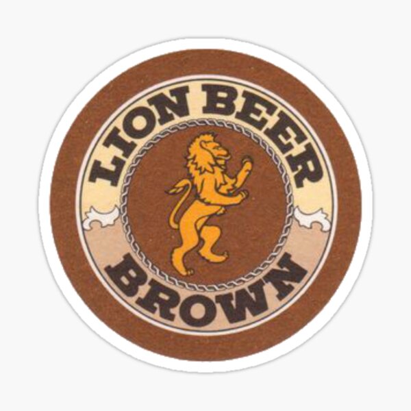 Item preview, Lion Brown Beer Coaster designed and sold by tttrickyyy.